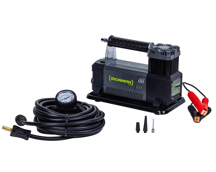 Ironman 4x4 Portable 12V Air Compressor - 90L/Min (150 PSI)