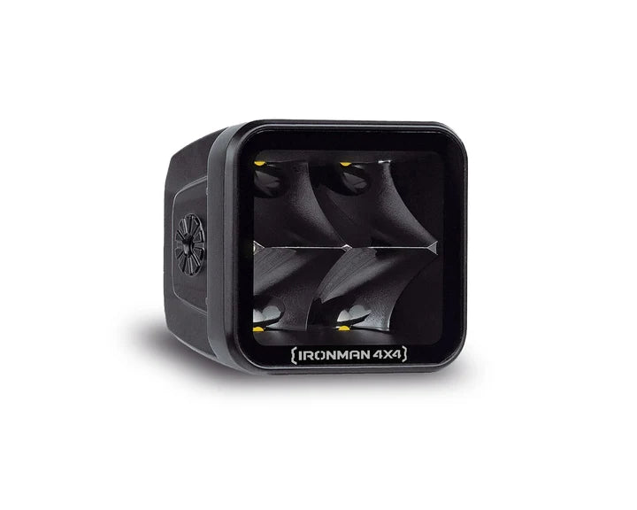 Ironman 4x4 40W Bright LED Cube Light - Spot Beam / Clear Lens (Single Unit)