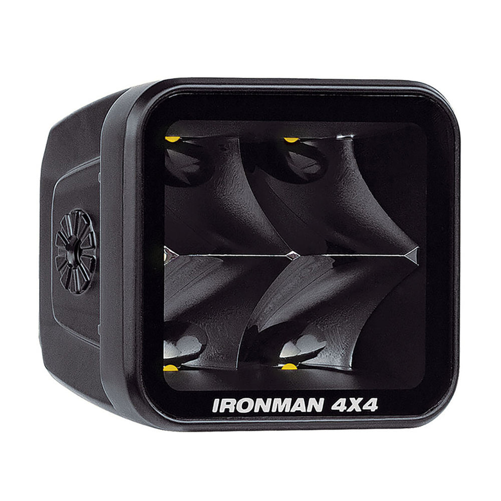 Ironman 4x4 40W Bright LED Cube Light - Spot Beam / Clear Lens (Single Unit)