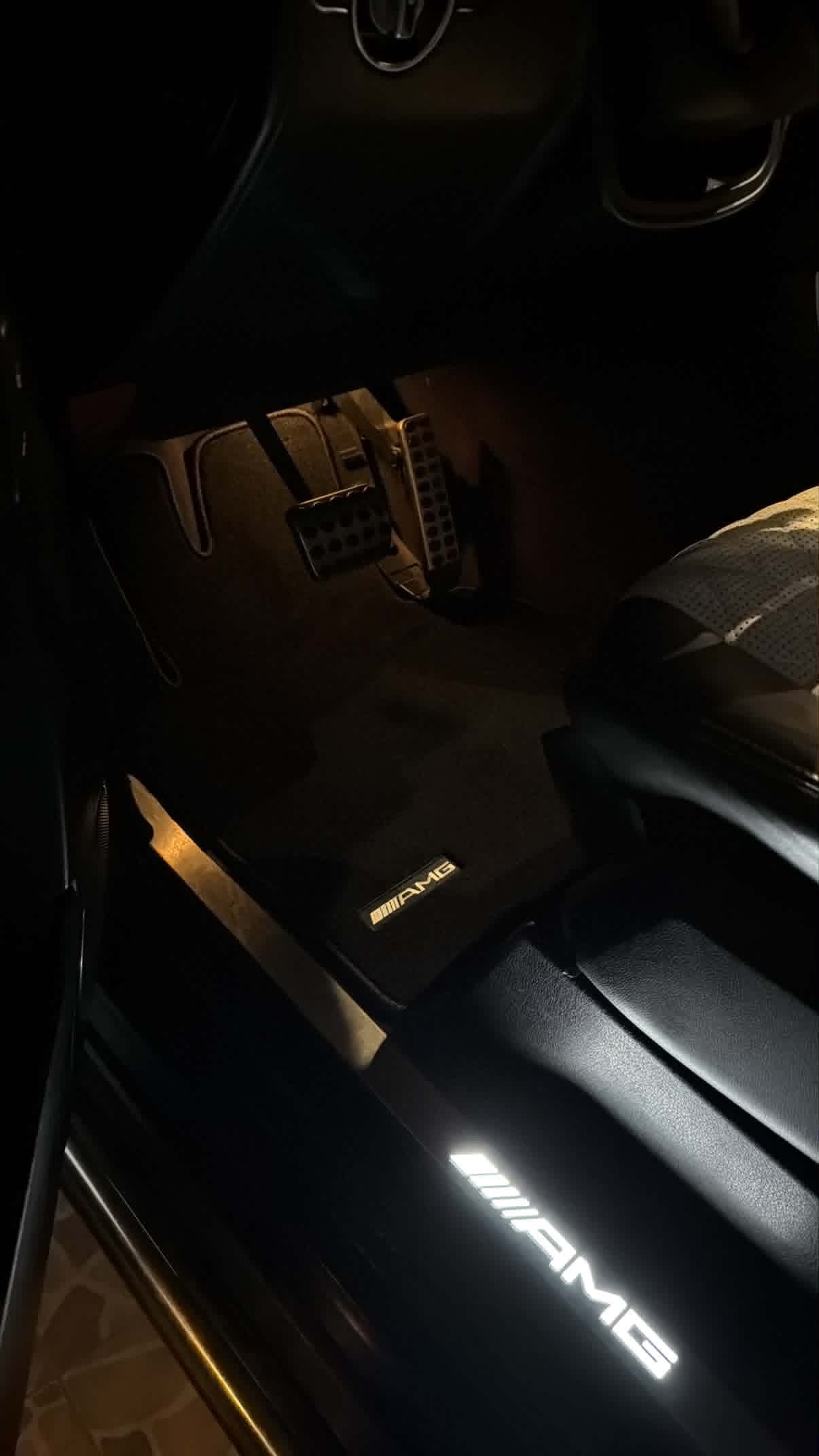 Mercedes G Class 2002-2018 Luxury Black Floor Mats with AMG Logo