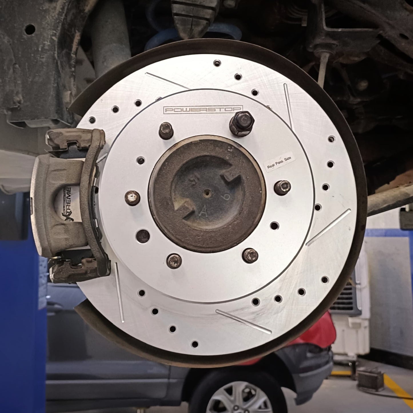 Patrol Y61 SWB & 4500 & Y60 - 316mm Rear Drilled and Slotted Brake Disc Rotors by PowerStop Evolution CBR6441XPR