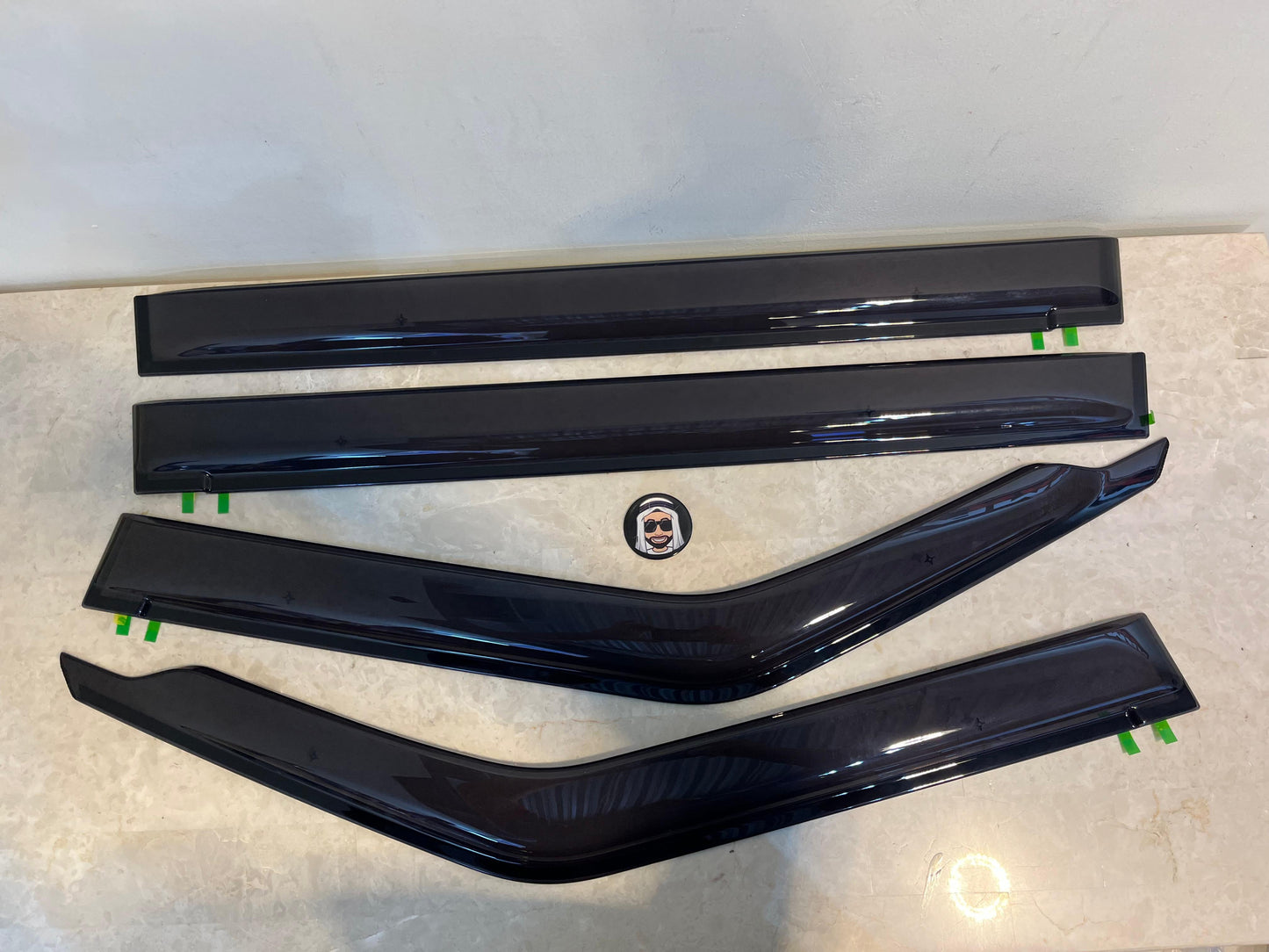 Genuine OEM Nissan Patrol Armada Infiniti QX Side Window Deflectors