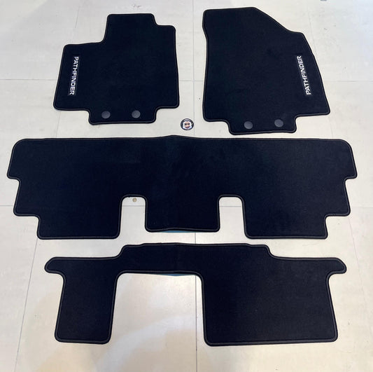 Nissan Pathfinder R53 8 Seater Floor Mats with Logo