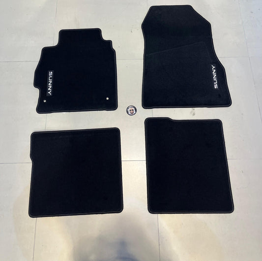 Nissan Sunny N18 Floor Mats with Logo (4 pieces)