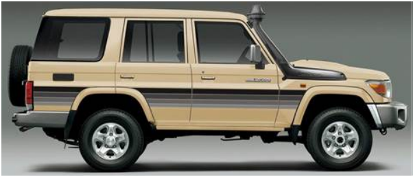 LC71 Hardtop Heritage Edition Side Stripe Stickers - Toyota Land Cruiser LC70