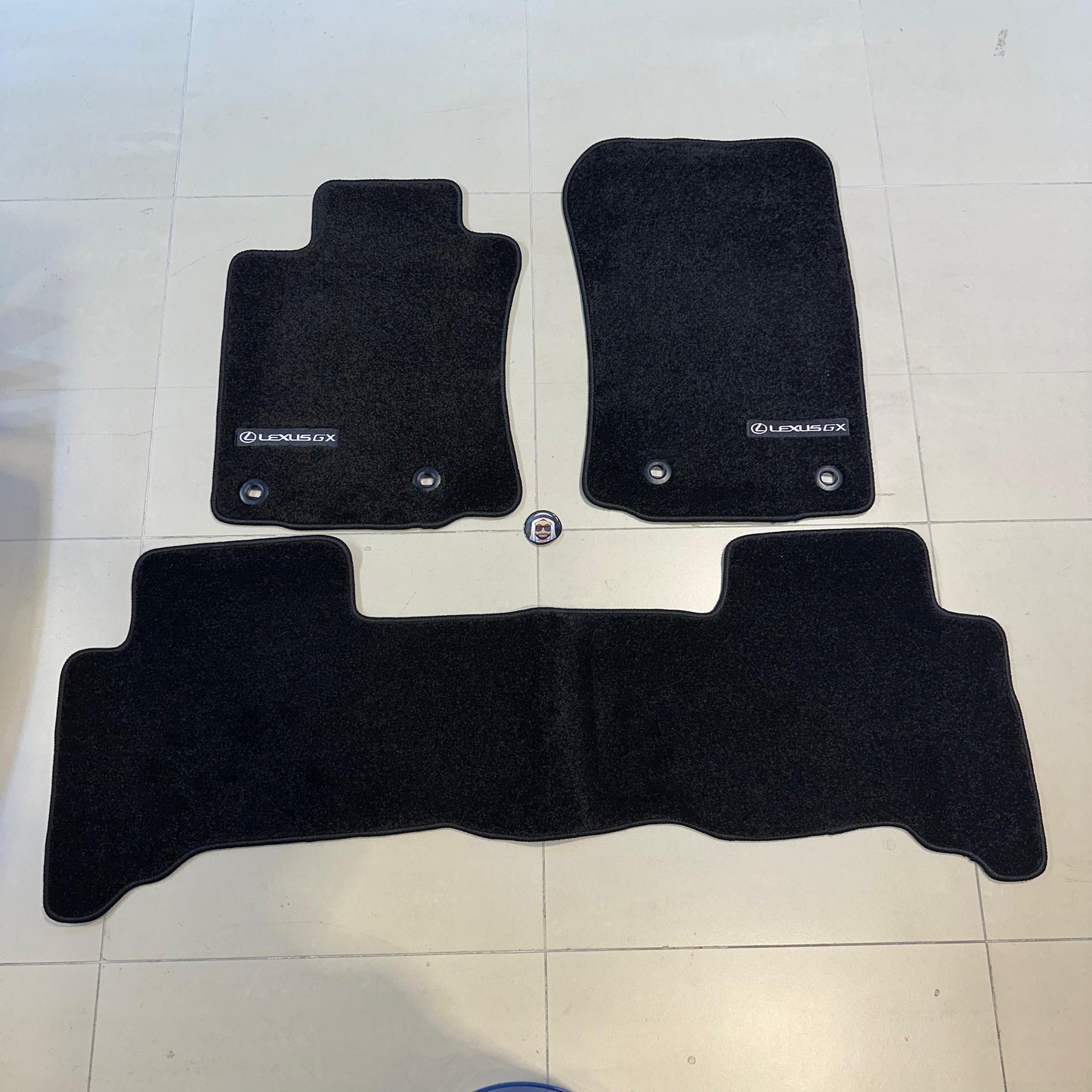 Lexus GX460 2014-2023 Luxury Black Floor Mats with Logo