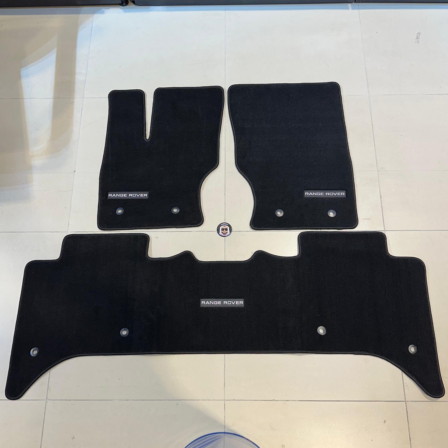Range Rover 2013-2021 Luxury Black Floor Mats with Logo
