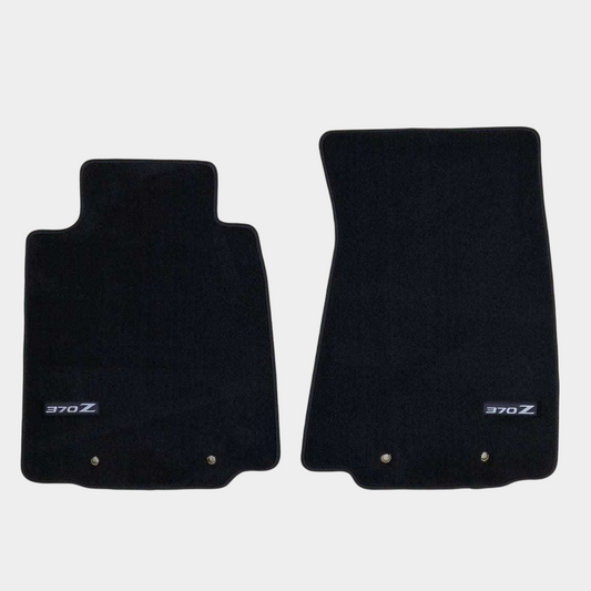Nissan 370Z Luxury Black Floor Mats with Logo