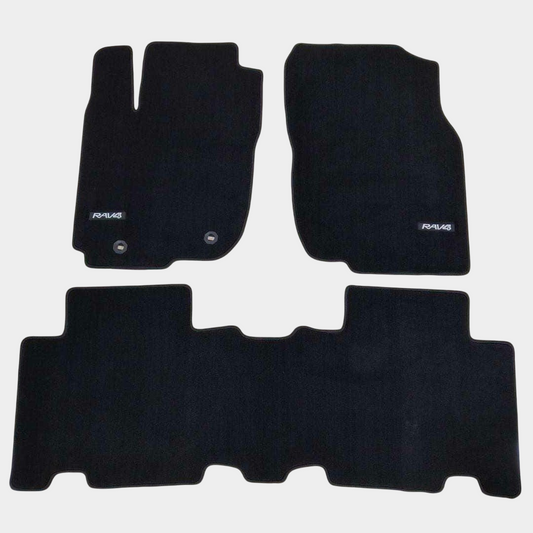 Toyota RAV4 2013-2018 Luxury Black Floor Mats with Logo