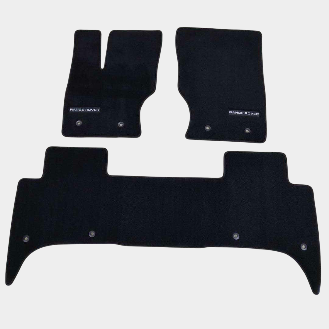 Range Rover Sport 2014-2022 Luxury Black Floor Mats with Logo