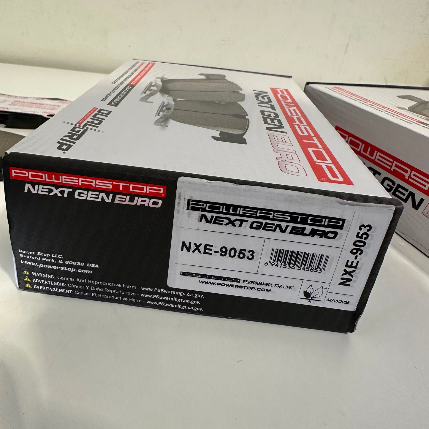 Front Carbon Fiber Ceramic Brake Pads PowerStop NextGen NXE-9053