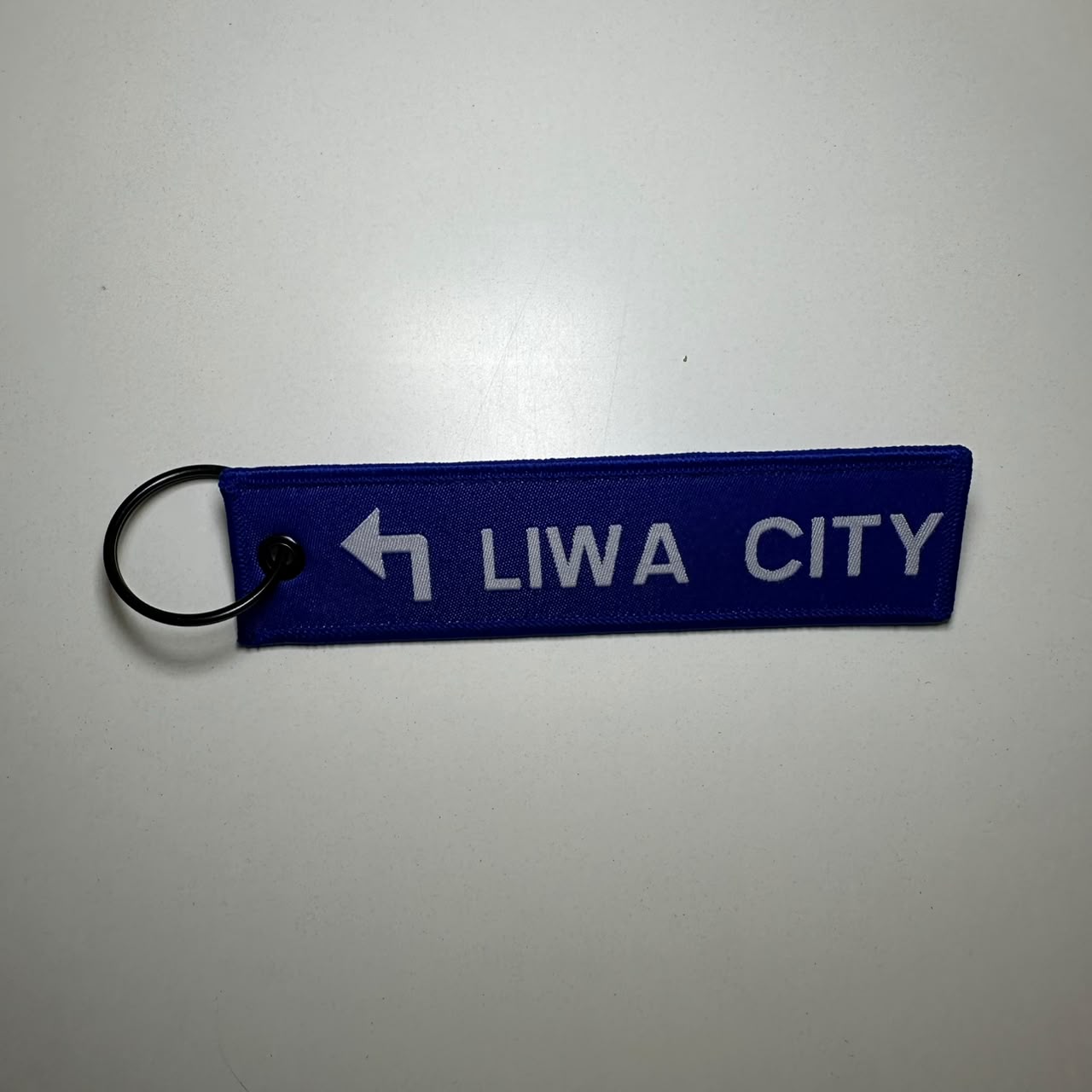 Liwa City Blue Key Chain