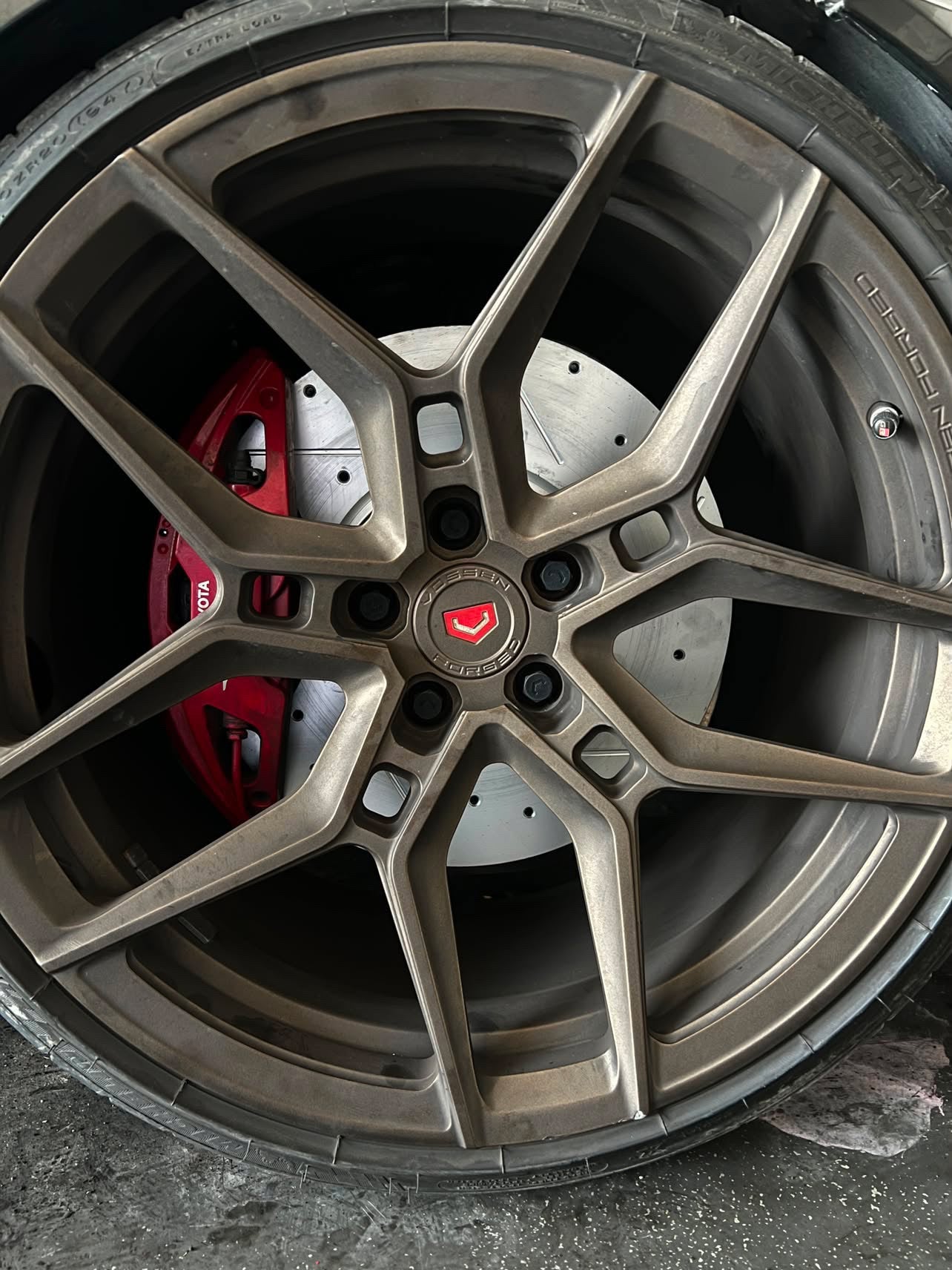 Front 348x36mm Drilled Slotted Brake Disc Rotors PowerStop Evolution EBR1673-EBR1674