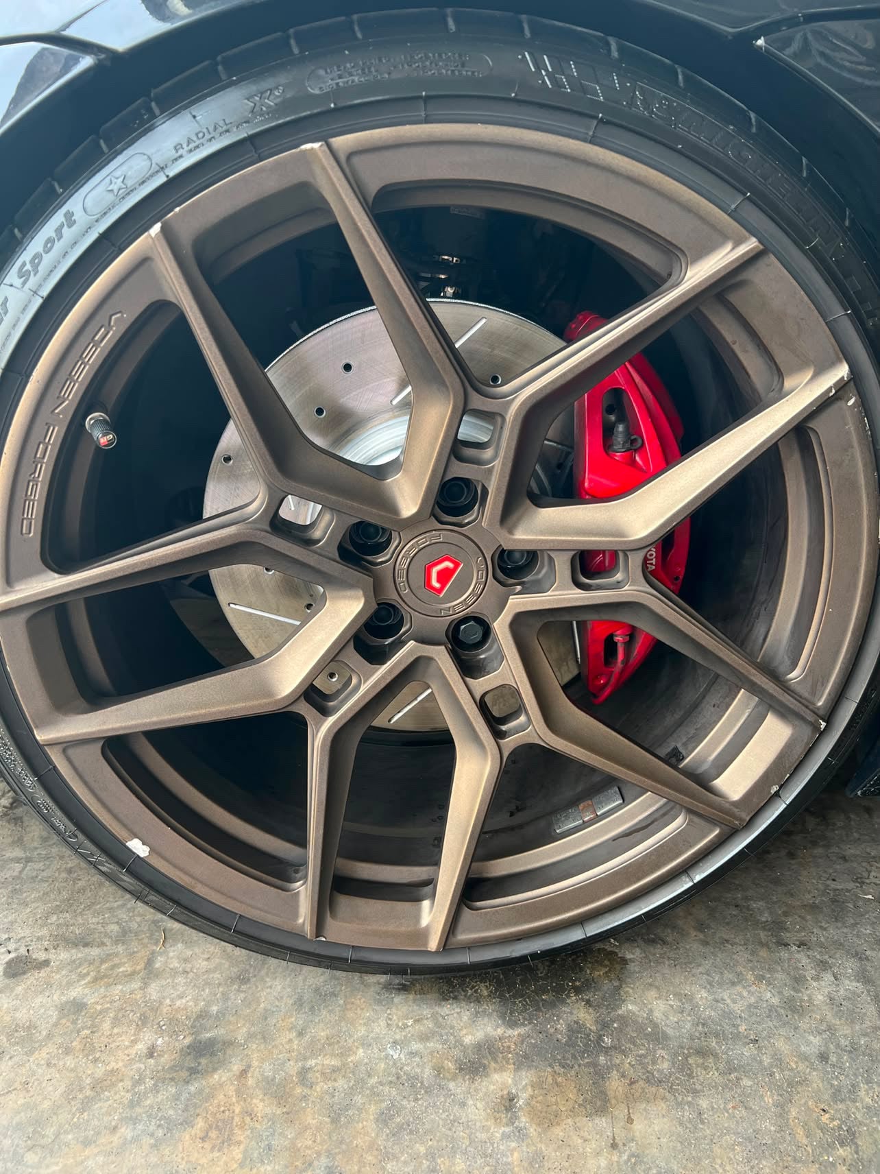 Front 348x36mm Drilled Slotted Brake Disc Rotors PowerStop Evolution EBR1673-EBR1674
