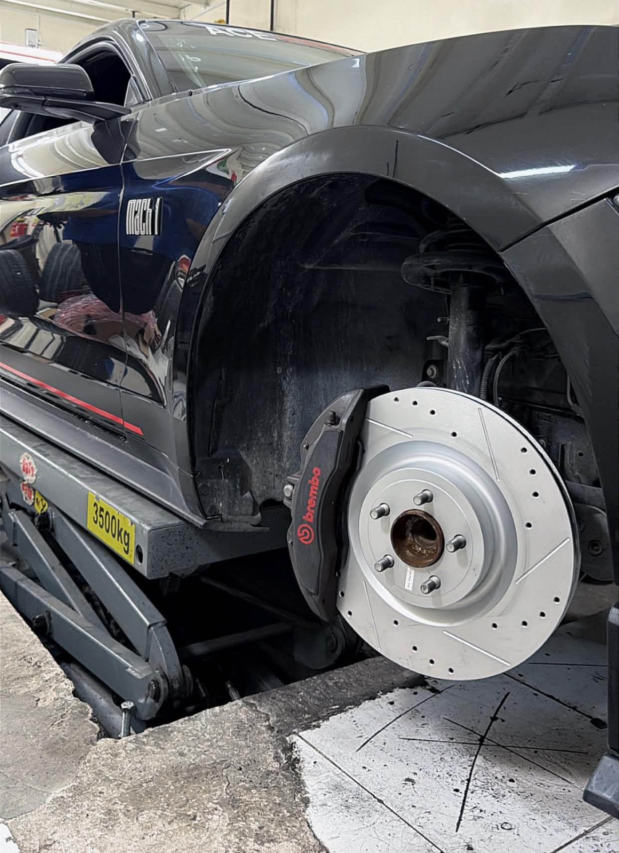 Front 380mm Drilled Slotted Brake Disc Rotors PowerStop Evolution AR85159XPR