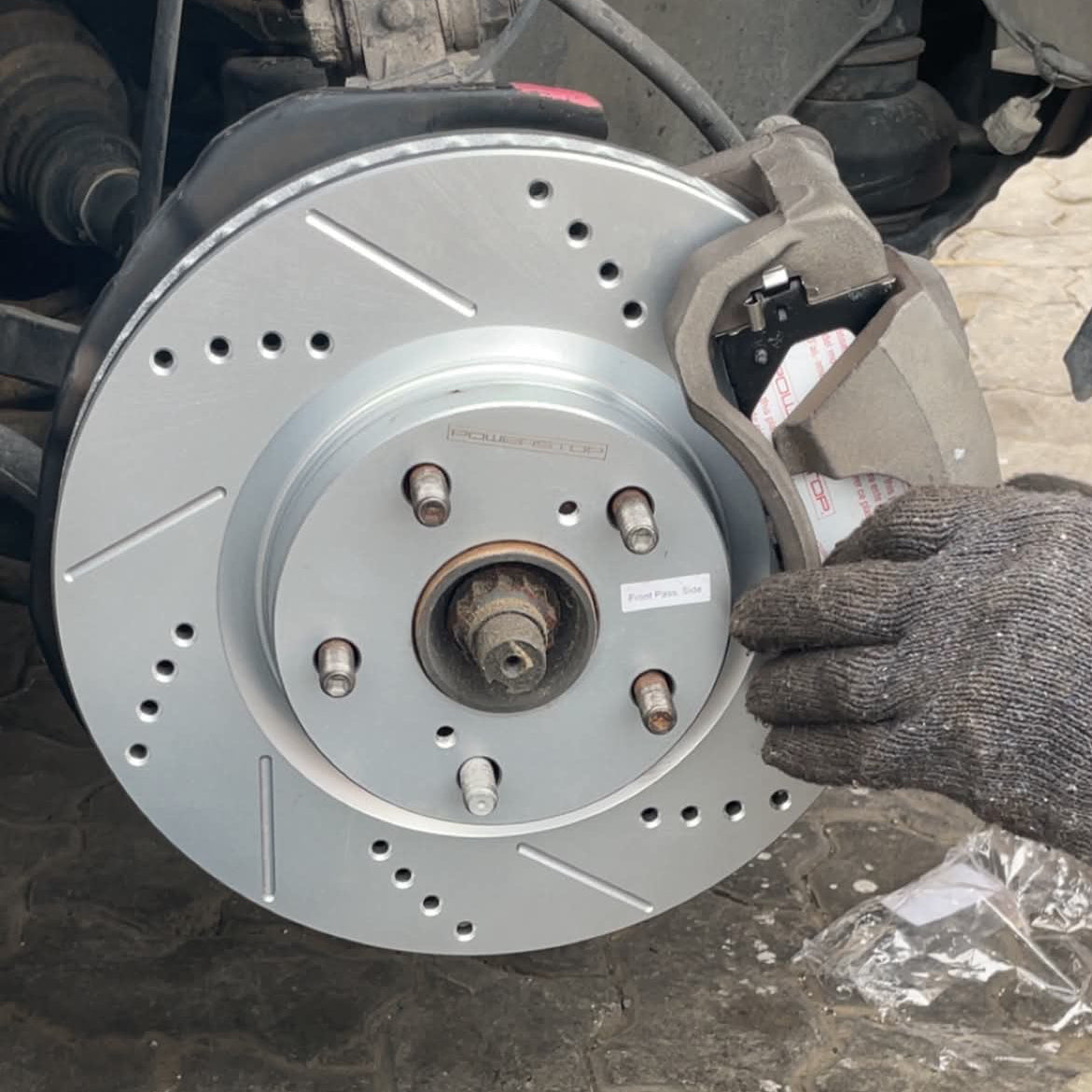 Front Carbon Fiber Ceramic Brake Pads PowerStop NextGen NXT-1293