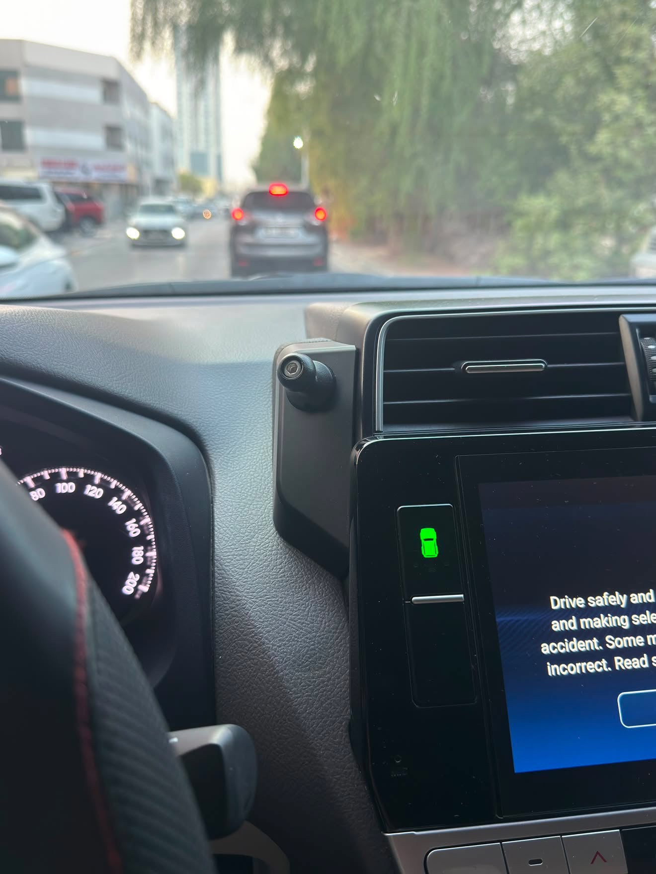 Mobile Phone Holder Knob - Toyota Prado (2018-2023)