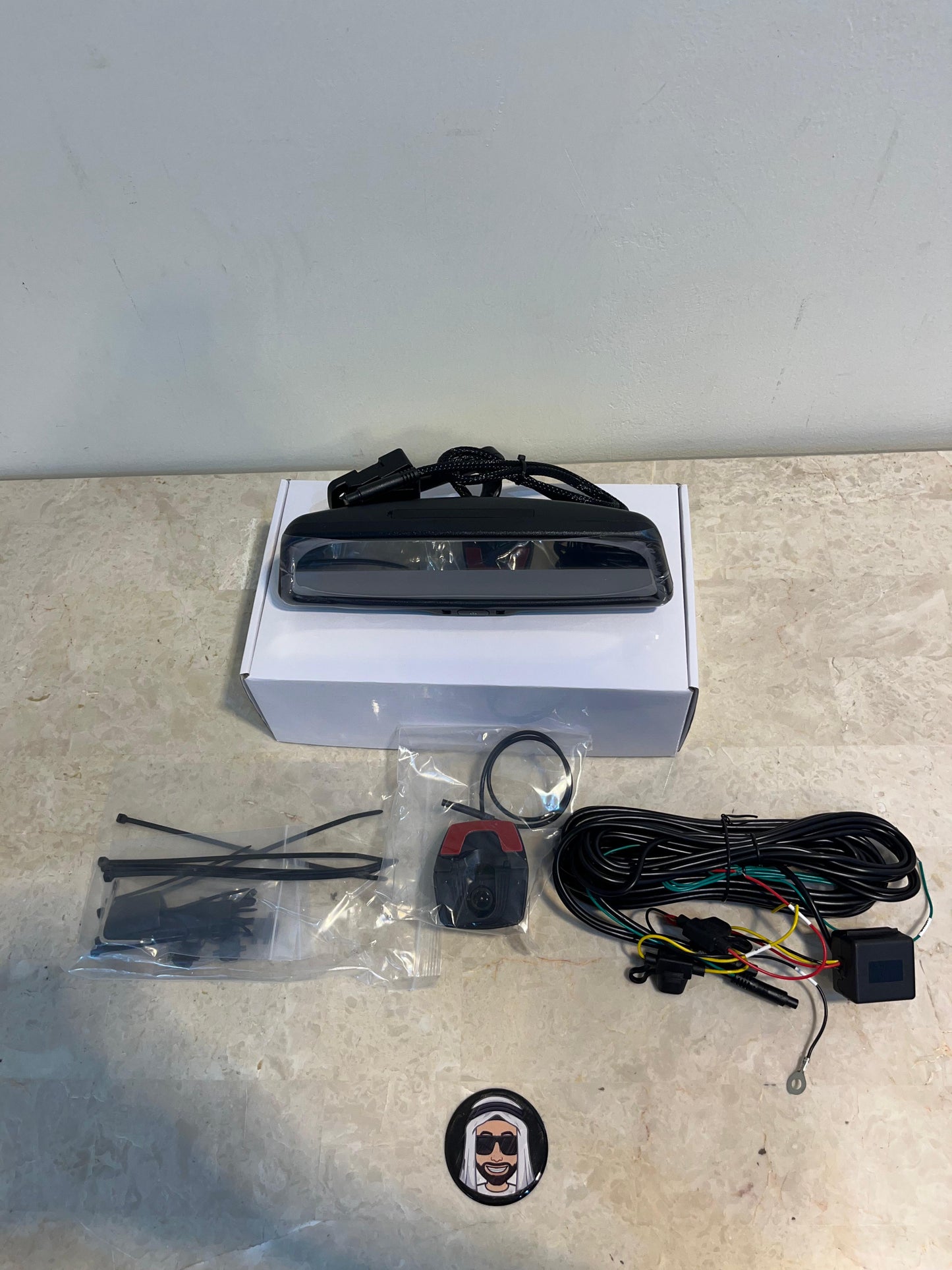 Smart Rear View Live Mirror with Camera Nissan Patrol Y61 VTC GU