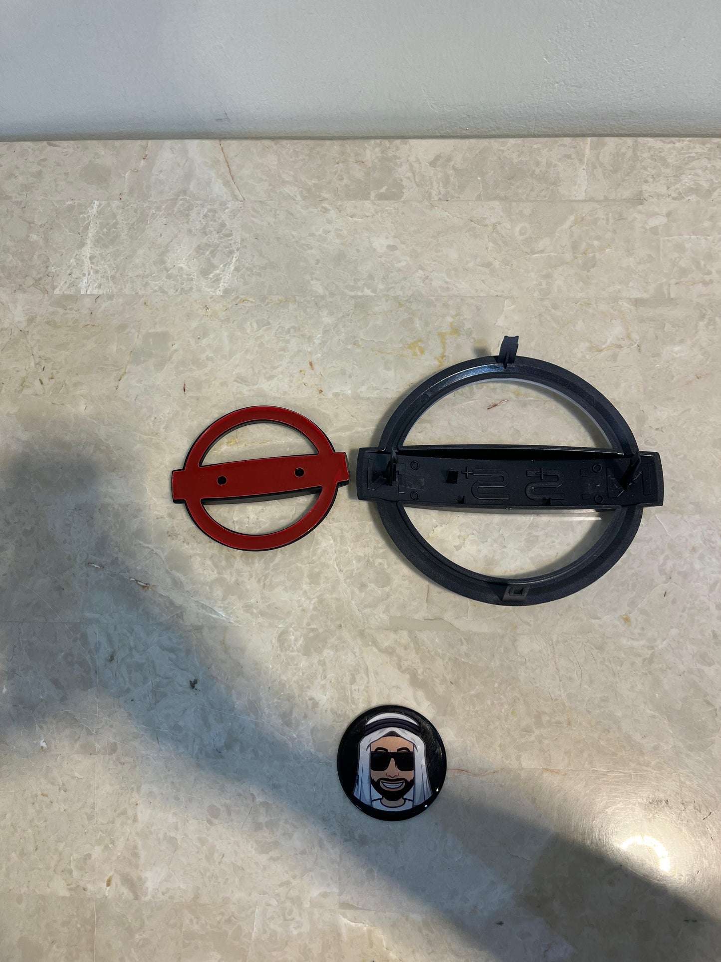Front and Rear New Nissan Logo Set - Patrol Y62