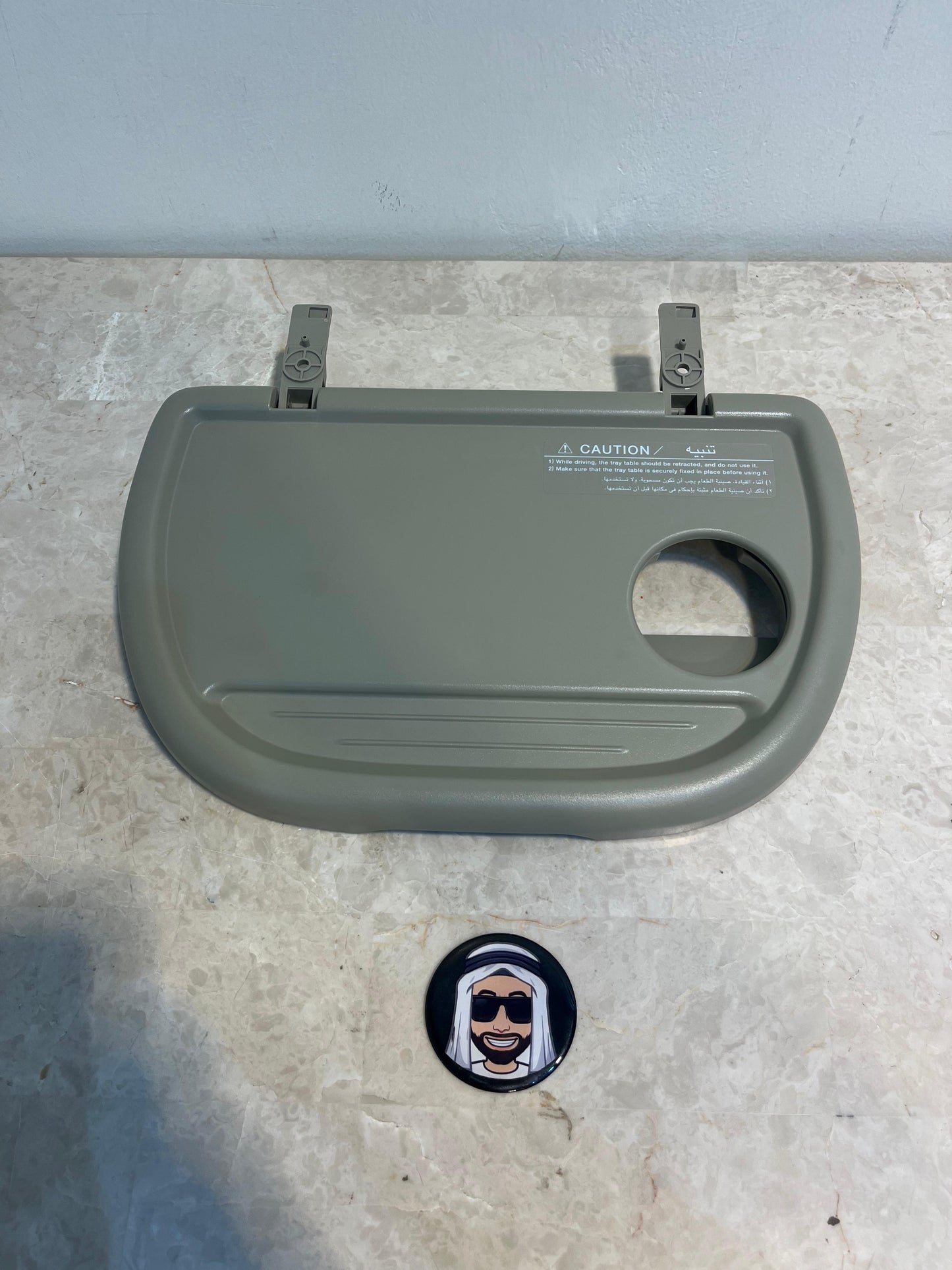 Rear Seat Right Beige Picnic Tray Table - Nissan Patrol Y61 GU VTC