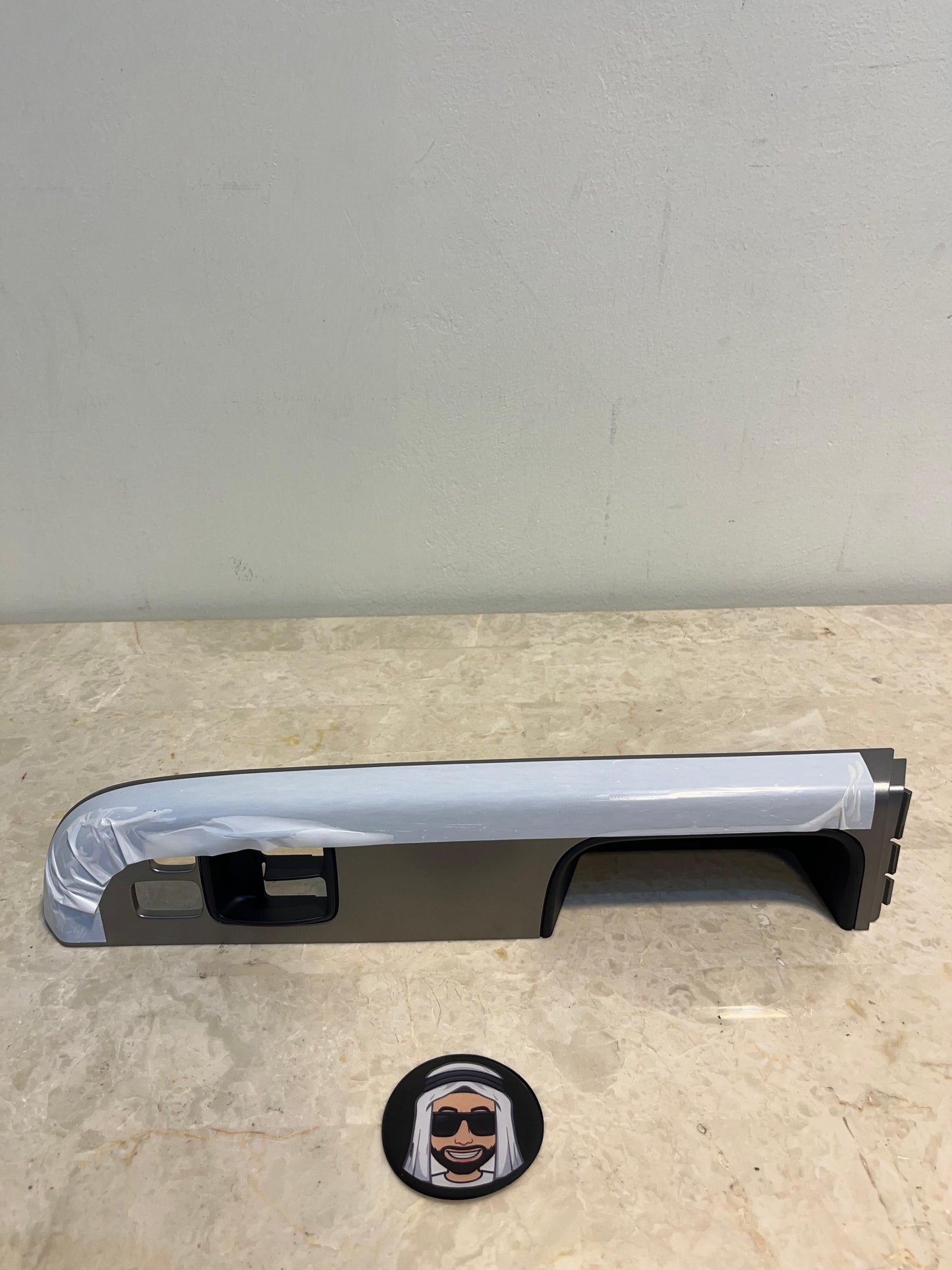 GL Front Left (Driver Side) Window Switch Trim (Silver, Safari) Nissan Patrol Y61 VTC GU (2-door SWB) (Standard)