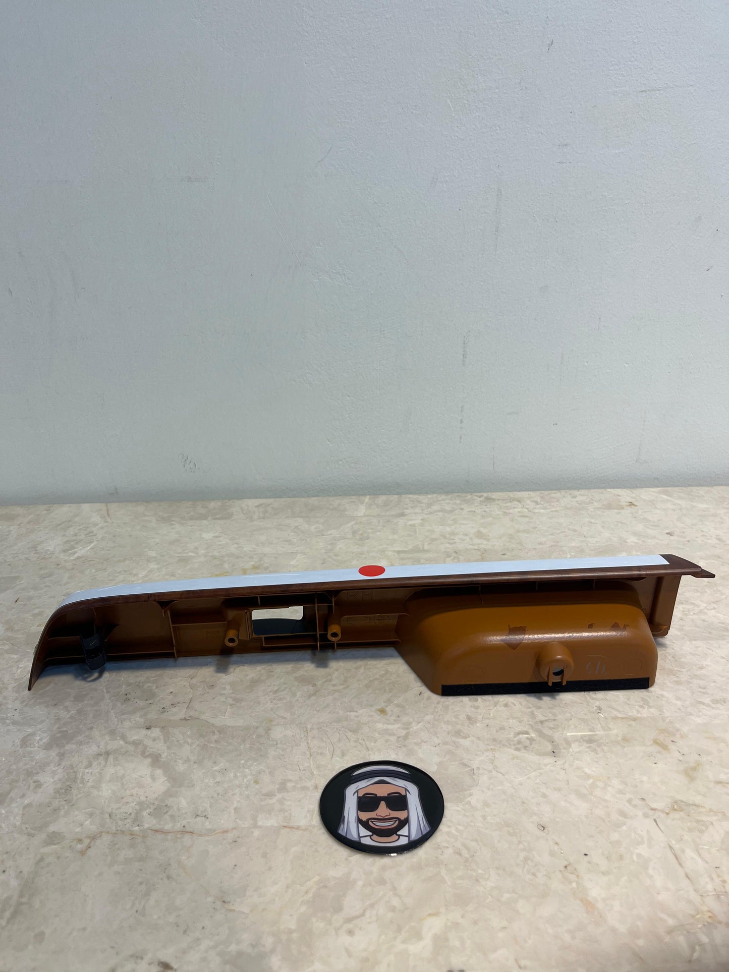 Rear Right Window Switch Trim (Matt Brown Wood Safari) Nissan Patrol Y61 VTC GU (4-door)