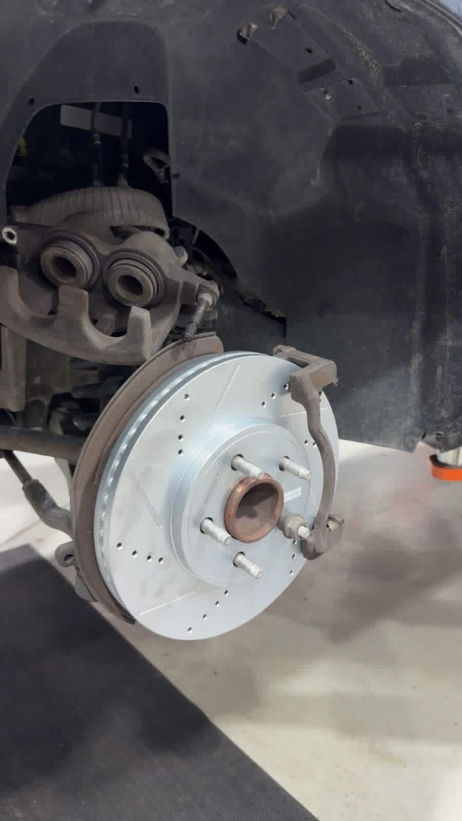 Crown Victoria (2003-2011) 305mm Front Drilled and Slotted Brake Disc Rotors by PowerStop Evolution AR8164XPR