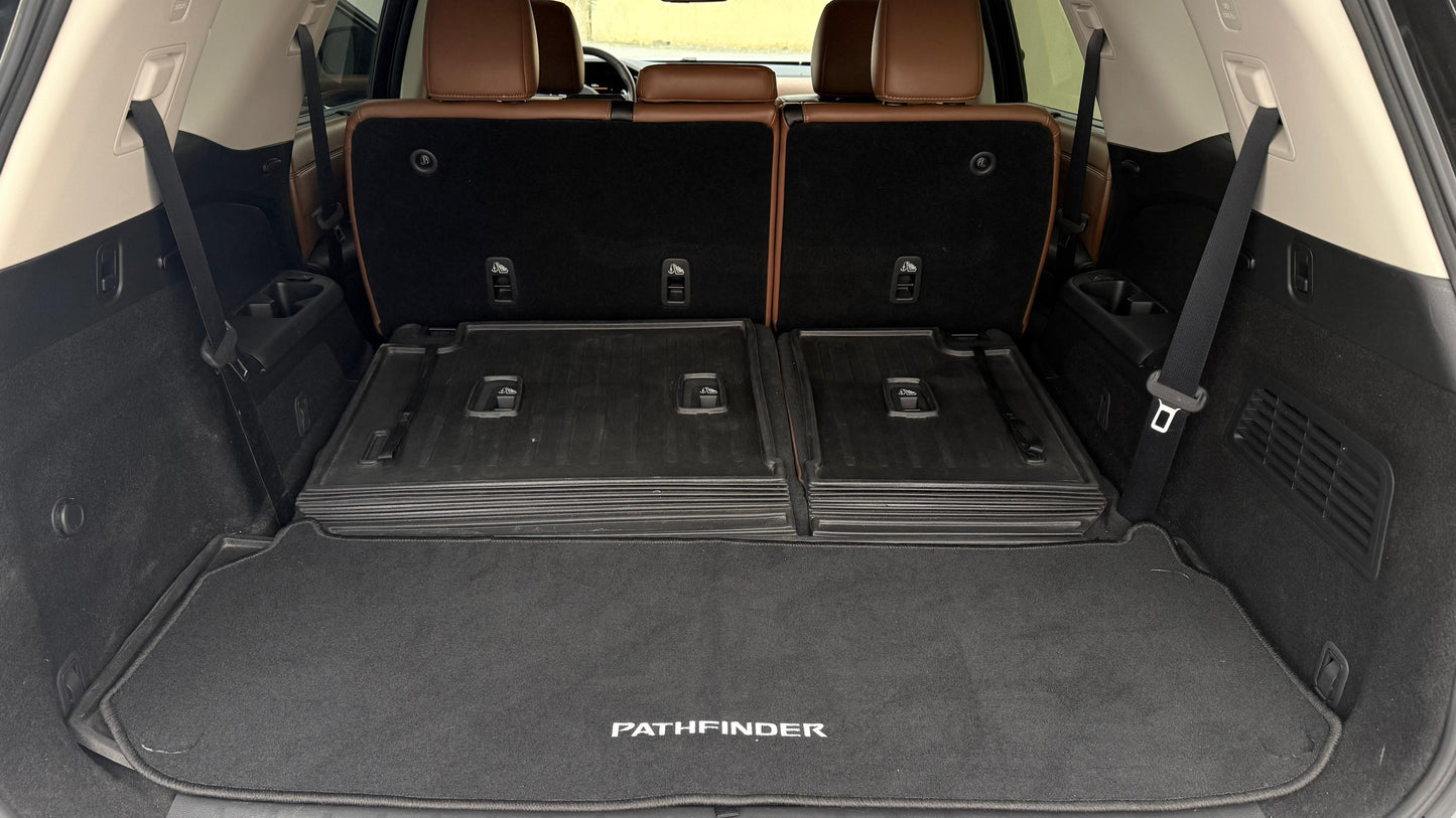 Nissan Pathfinder 2022-2025 OEM Trunk Floor Mats with Logo