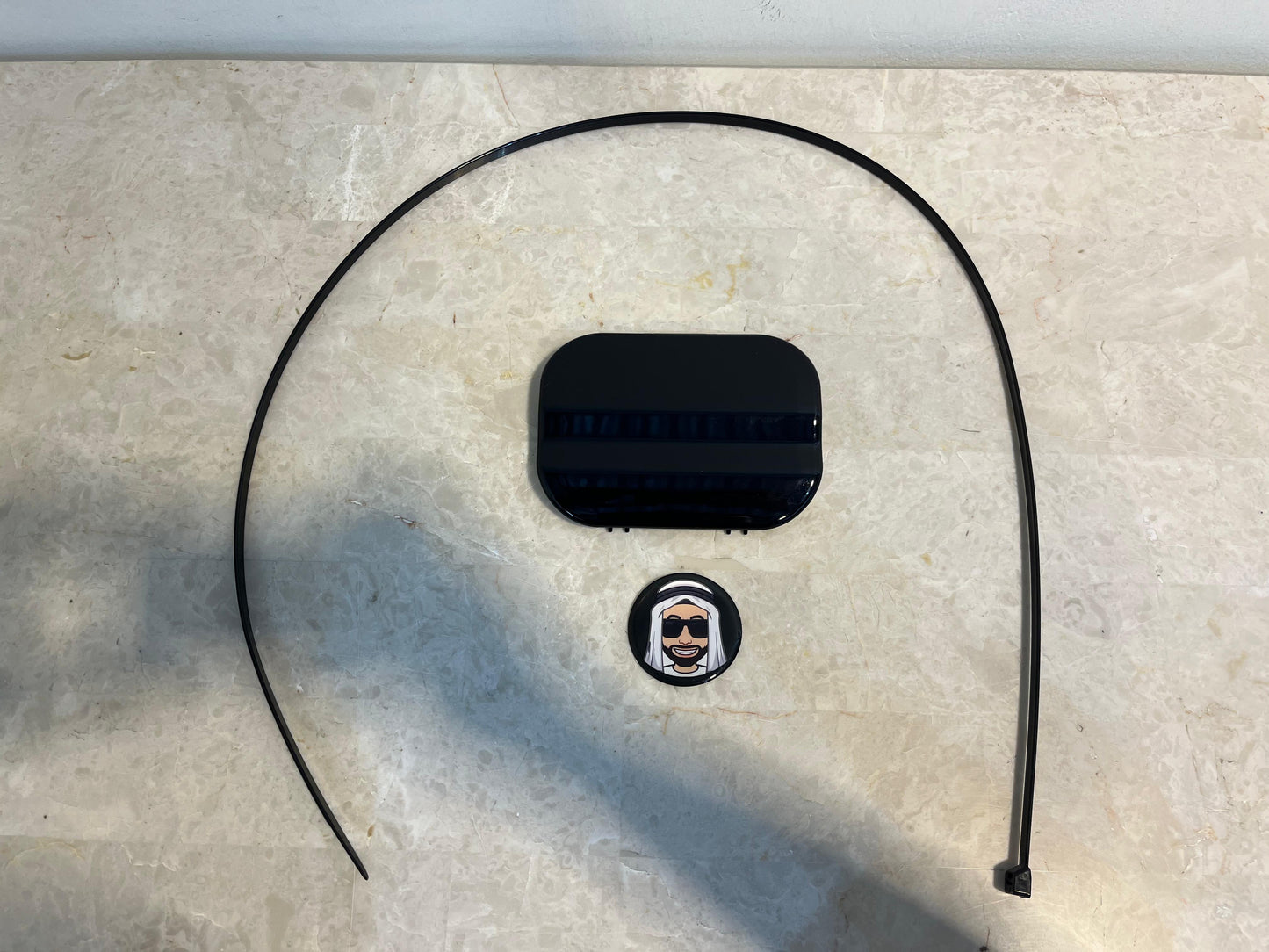 Rear Tow Hook Plastic Cover - Dark Blue Metallic - Toyota Land Cruiser LC200