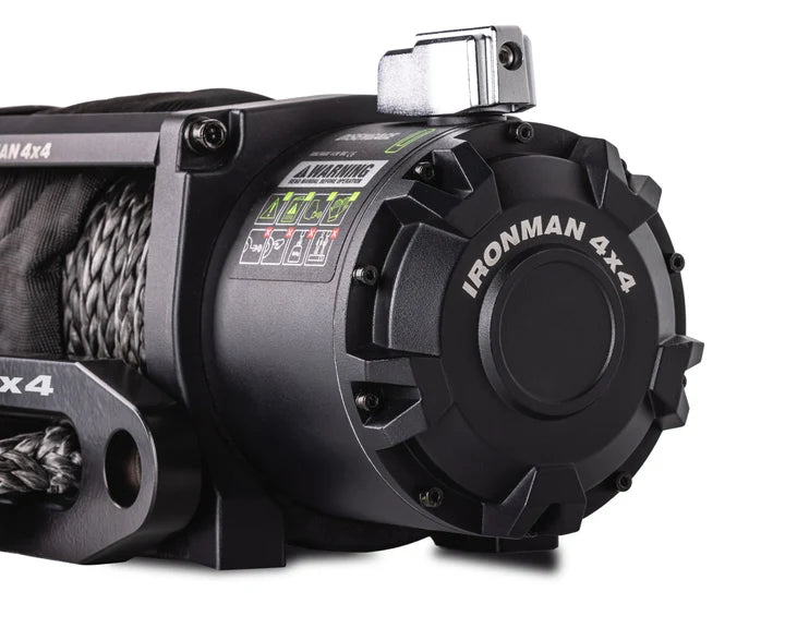 Ironman 4x4 Frontier 5.5 Ton Electric Winch with Synthetic Rope & Wireless Remote