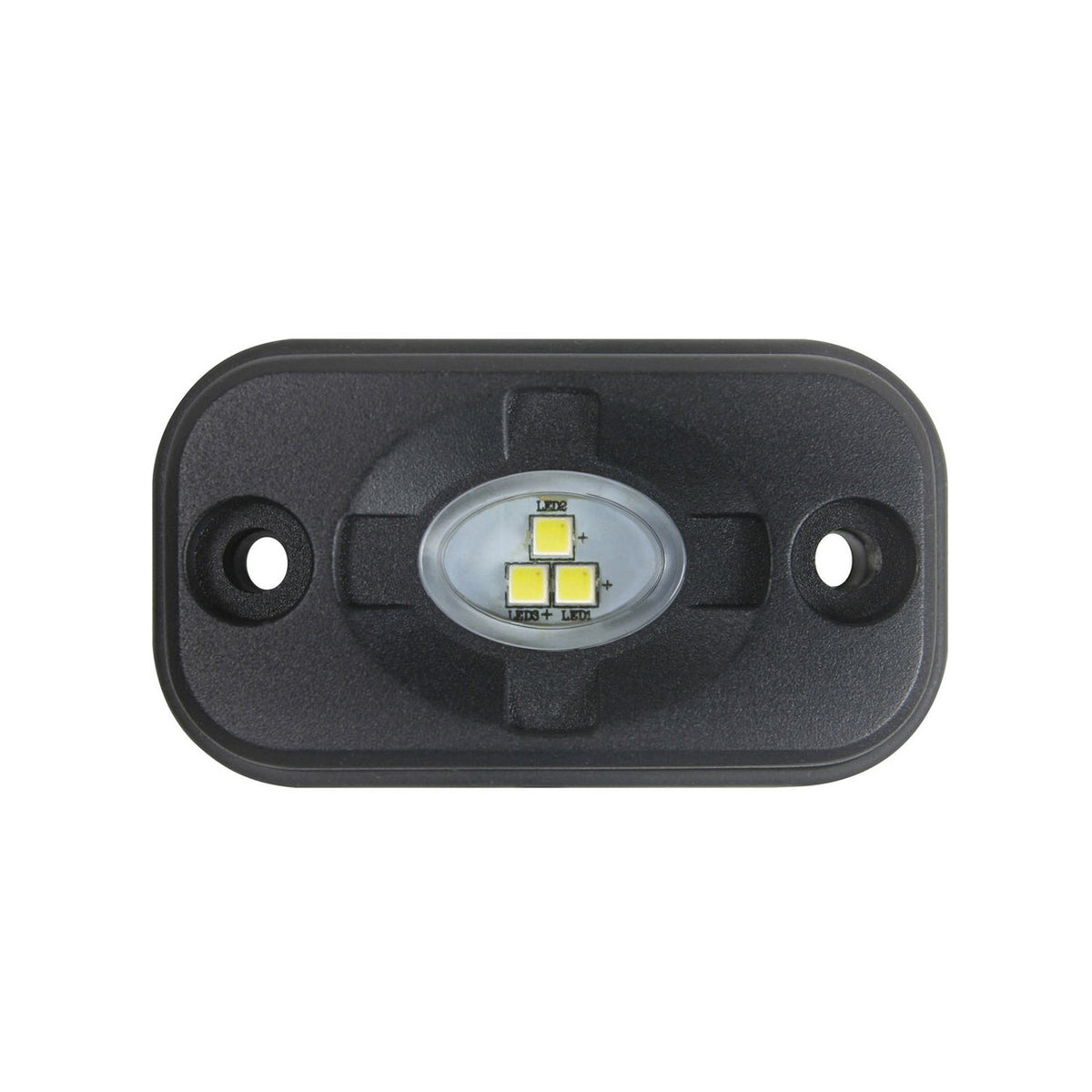 Ironman 4x4 9W Flood Beam LED Rock Light (Clear Lens)