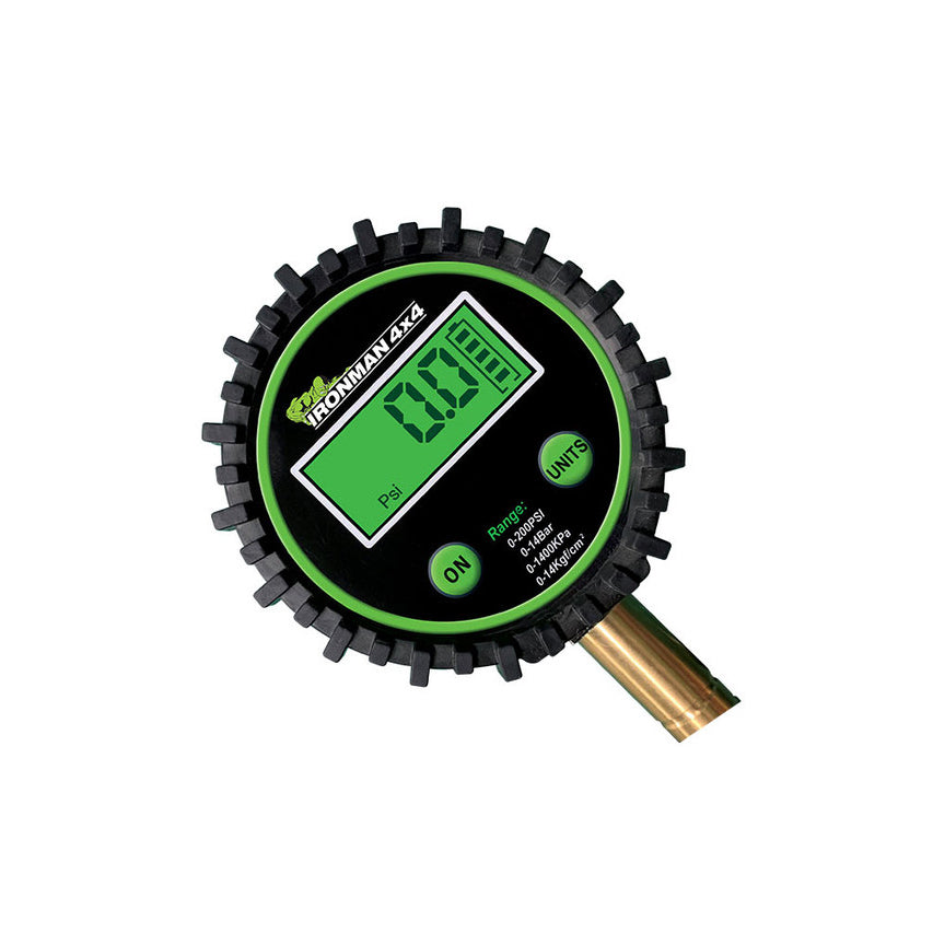 Ironman 4x4 Digital Speedy Tire Deflator with Backlit Pressure Gauge