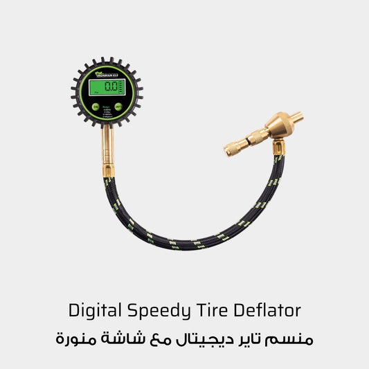 Ironman 4x4 Digital Speedy Tire Deflator with Backlit Pressure Gauge