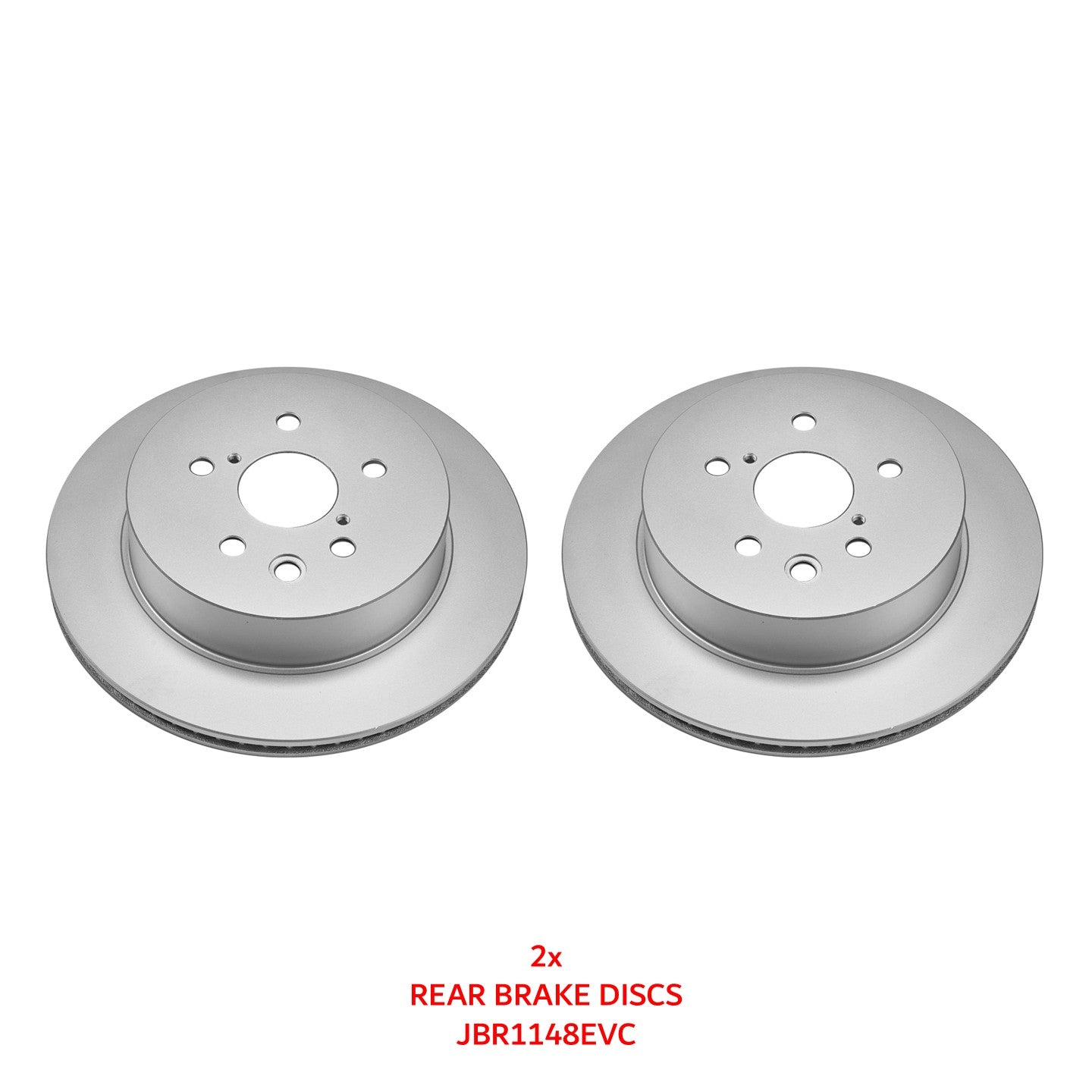 Lexus GS IS RC 310x18mm Rear Coated Brake Disc Rotors by PowerStop Evolution JBR1148EVC