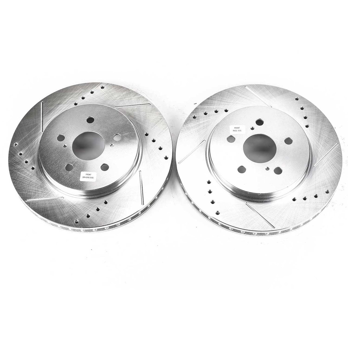 Front Drilled and Slotted Brake Disc Rotors by PowerStop Evolution JBR1152XPR