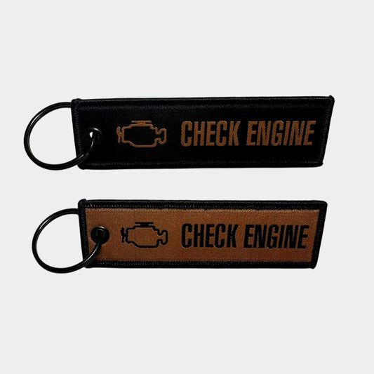 Check Engine Logo Key Chain