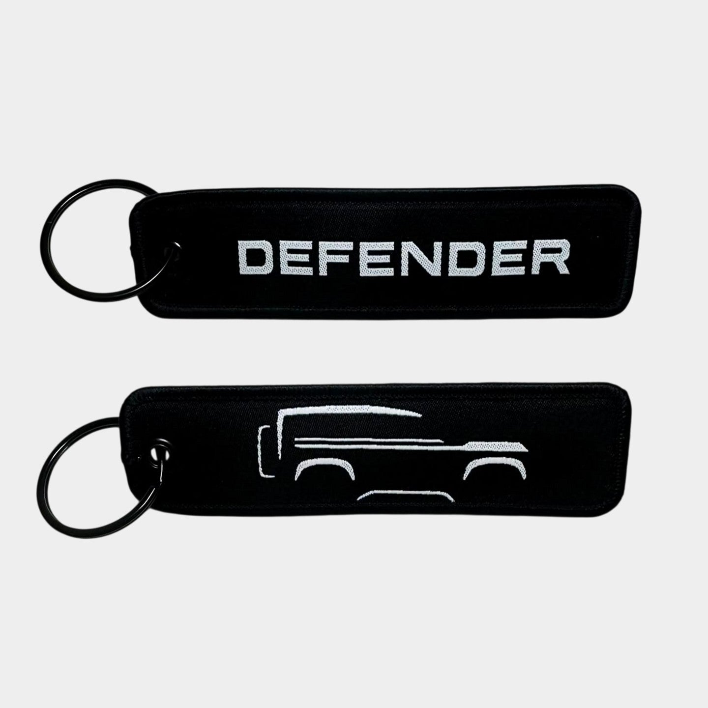 Defender Black Key Chain