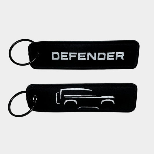 Defender Black Key Chain