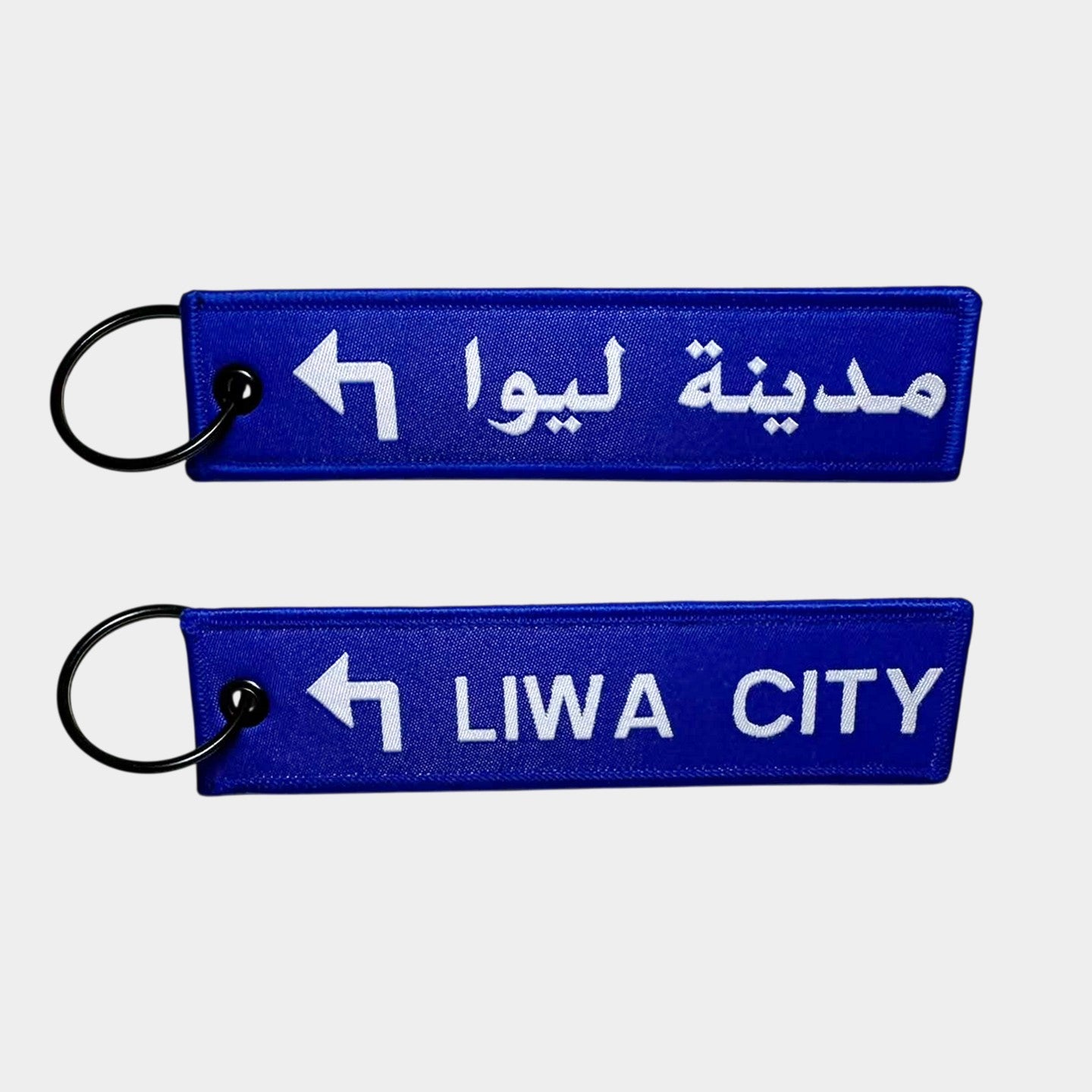 Liwa City Blue Key Chain