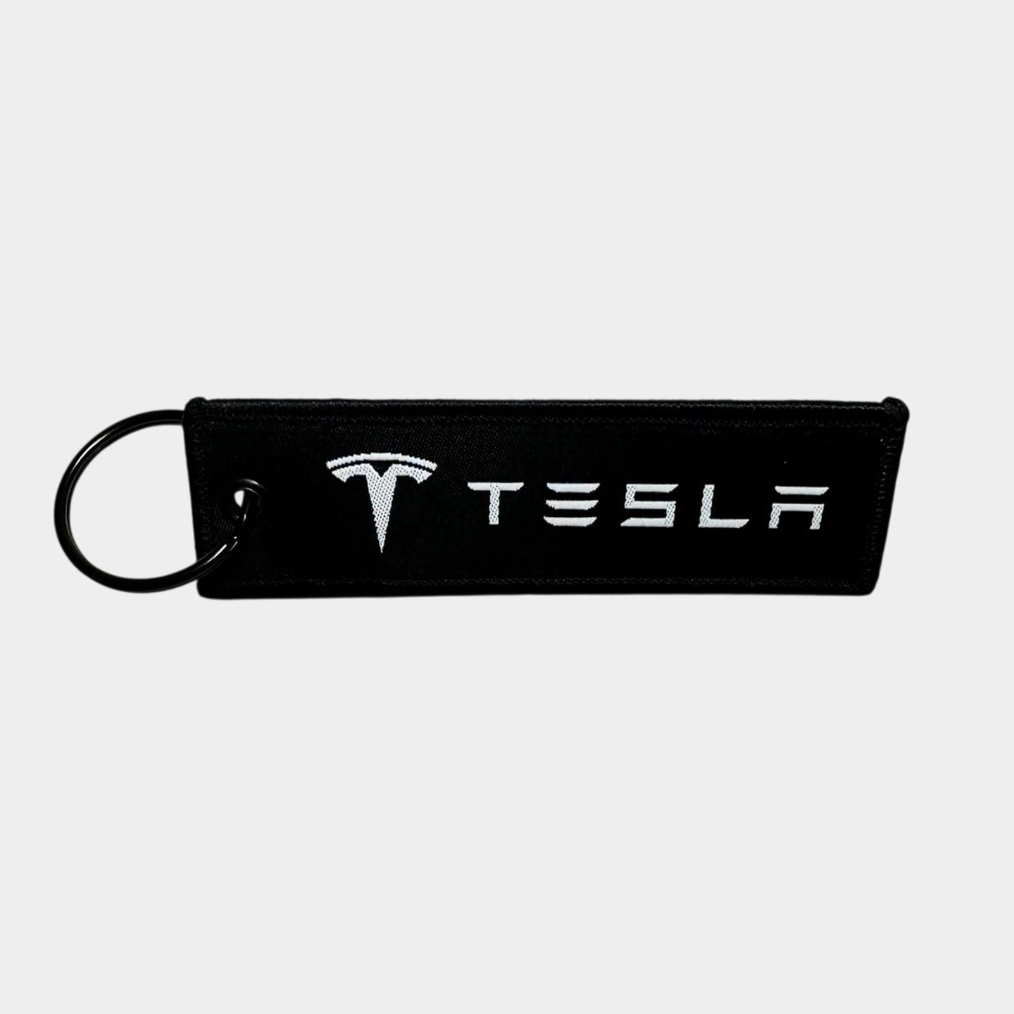 Tesla Black Key Chain