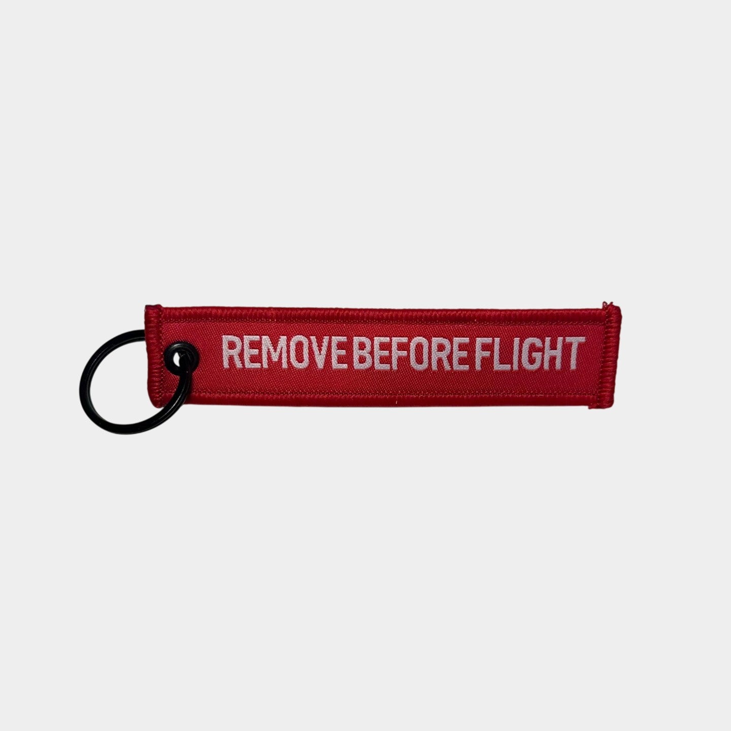 Remove Before Flight Red Key Chain