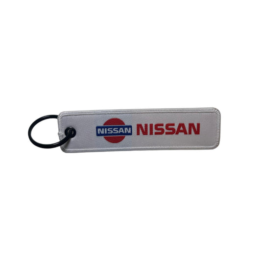 Nissan Key Chain Red and White