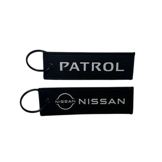 Nissan Patrol Key Chain Black and Grey