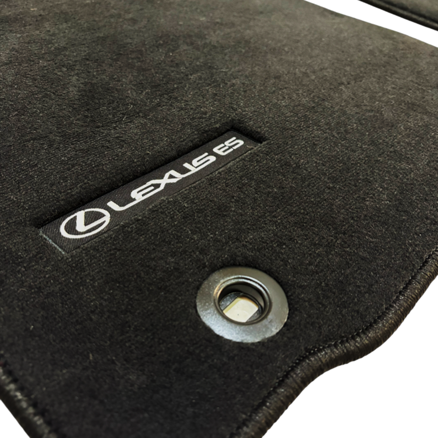 Lexus ES 2013-2018 Luxury Black Floor Mats with Logo (5 pieces)