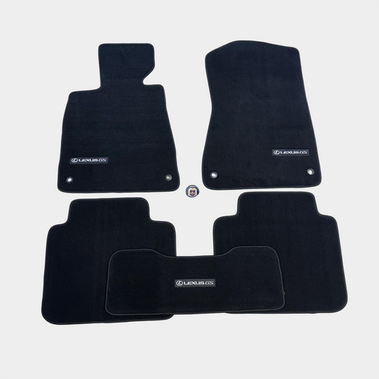 Lexus GS 2006-2011 Luxury Black Floor Mats with Logo