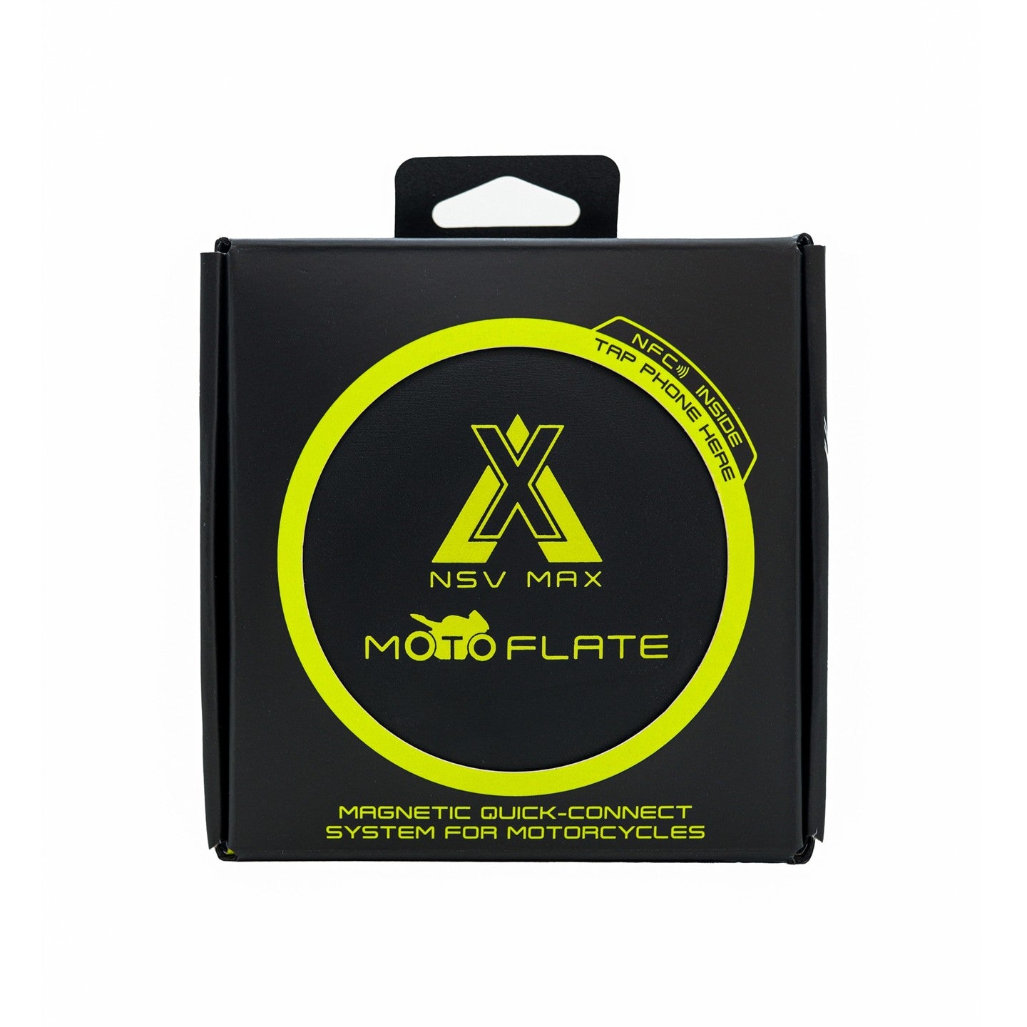 NSV MAX MOTOFLATE - Magnetic Quick-Connect Tyre Inflation Adapter for Motorbikes