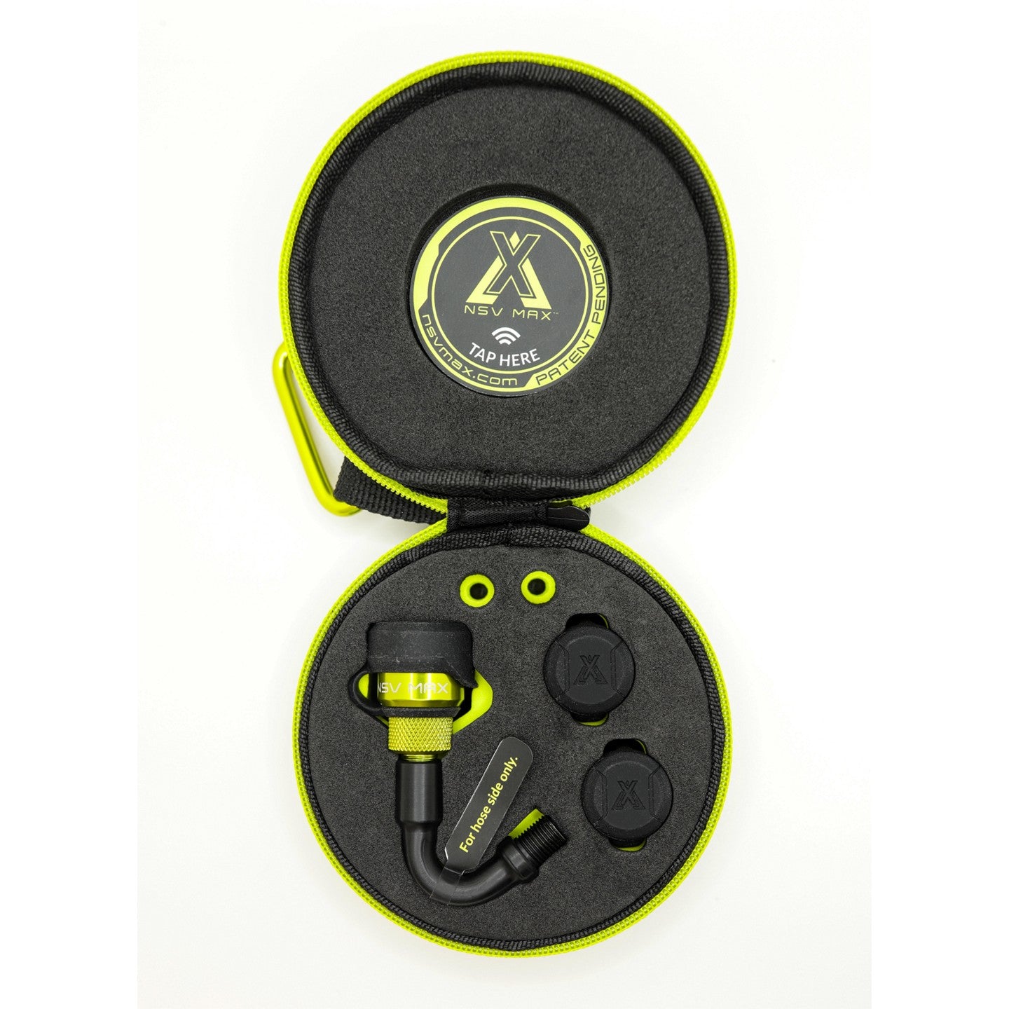 NSV MAX MOTOFLATE - Magnetic Quick-Connect Tyre Inflation Adapter for Motorbikes