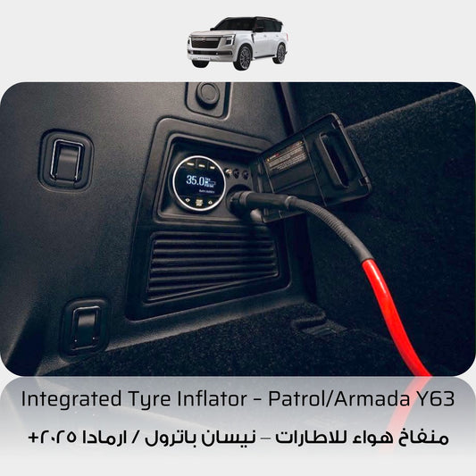 Integrated Digital Tyre Inflator - Nissan Patrol Y63
