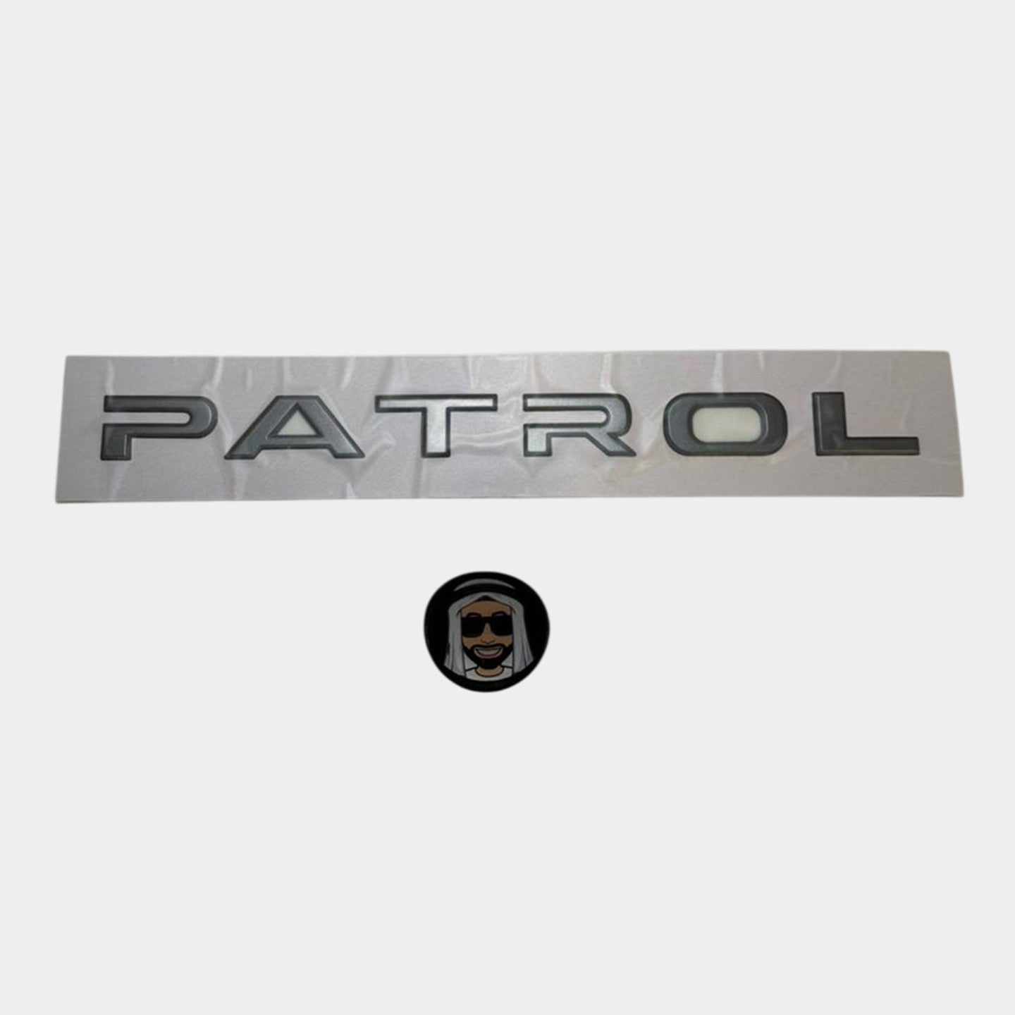 Gunmetal Gray Door Badges - Nissan Patrol Y63