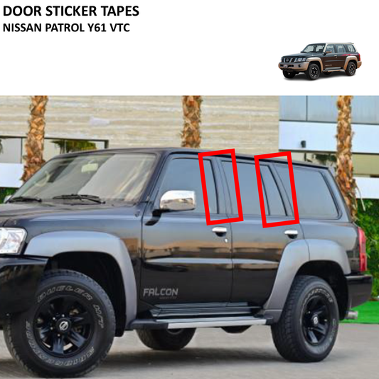 Door Sticker Tapes - Nissan Patrol Y61 VTC GU